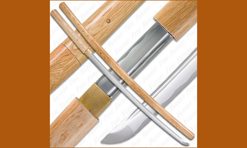Японский меч Bushido Musashi Naturalwood Shirasaya Sword Full Tang ― Интернет-магазин уникальных ножей и мечей