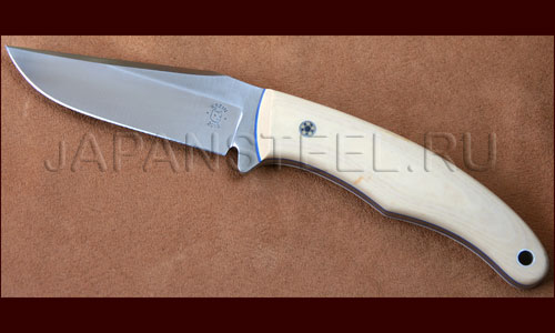 Нож туристический Tom Krein Vagabond D2 Antique Ivory Micarta ― Интернет-магазин уникальных ножей и мечей