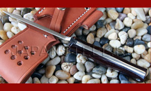 Нож туристический Bark River Bravo 3V Maroon Linen Micarta