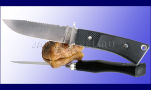 Нож дайверский Hattori 568 Diver's Knife serrated back