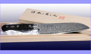 Нож кухонный Hiromoto Tenmi Jyuraku Special Limited Edition Santoku 160mm