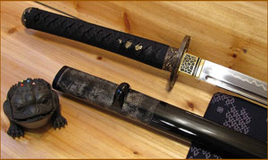 Японский меч HW Sword UNOKUBI ZUKURI WAVE T10 Folded Katana