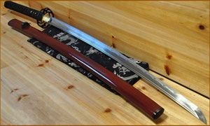 Японский меч HW Sword FUTASUJI HI HISHI GAMI YOKOTE Shinken T10 Folded Katana