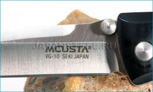 Нож складной Mcusta MC12 Basic Series Folders  VG10, Black Micarta