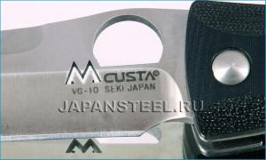 Нож складной Mcusta MC-121 Tactility Elite  F.S. Black Micarta