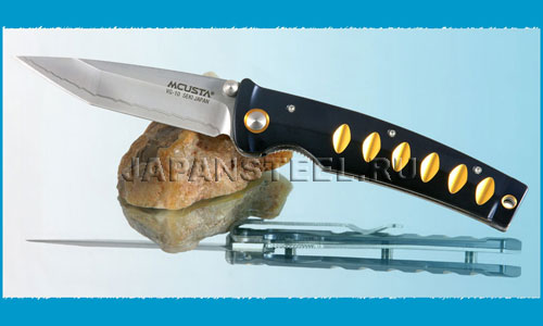 Нож складной Mcusta MC-42C Katana F.S. Black/Orange ― Интернет-магазин уникальных ножей и мечей