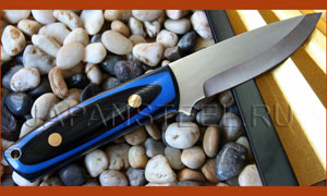 Нож туристический Bob Doizier K-16 Bushcrafter II Blue/Black G10