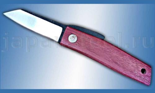 Складной нож Ohta Higonokami 55 D2 Purpleheart (Амарант) ― Интернет-магазин уникальных ножей и мечей
