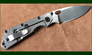 Нож складной Strider SMF Rander Green Grippy S35VN SW