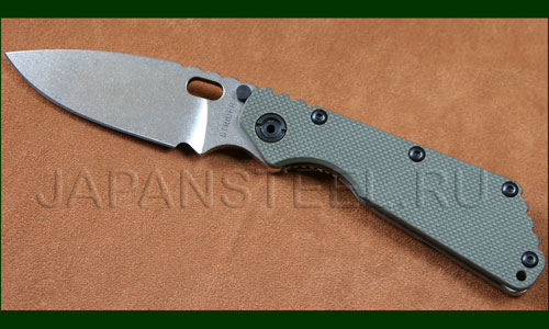 Нож складной Strider SMF Rander Green Grippy S35VN SW ― Интернет-магазин уникальных ножей и мечей