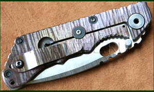 Нож складной Strider SNG Raskind Regrind green G10