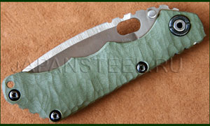 Нож складной Strider SNG Raskind Regrind green G10