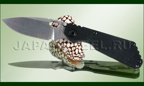 Нож складной Strider SnG Gen 6 Black Tactical ― Интернет-магазин уникальных ножей и мечей