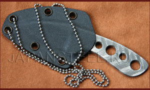 Нож туристический Tom Krein Damasteel Neck