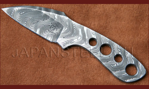 Нож туристический Tom Krein Damasteel Neck ― Интернет-магазин уникальных ножей и мечей