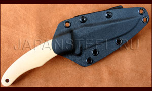 Нож туристический Tom Krein Vagabond D2 Antique Ivory Micarta