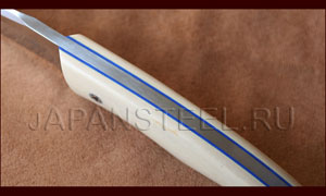 Нож туристический Tom Krein Vagabond D2 Antique Ivory Micarta