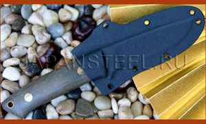 Нож туристический Bob Doizier K-22 Buffalo River Hunter Micarta