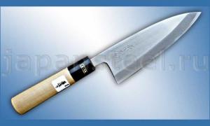 Нож кухонный Fujiwara Kanefusa FKJ-4W Deba 150 White Steel