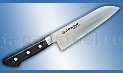Нож кухонный Fujiwara Kanefusa FKM-7 Santoku 180 Molybdenum Vanadium ― Интернет-магазин уникальных ножей и мечей