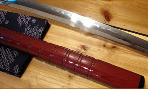 Японский меч HW Sword UNOKUBI TIGER Shinken T10 Folded Katana