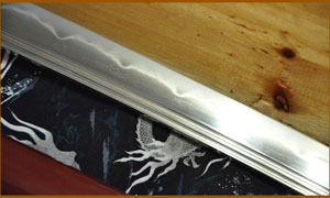 Японский меч HW Sword FUTASUJI HI HISHI GAMI YOKOTE Shinken T10 Folded Katana