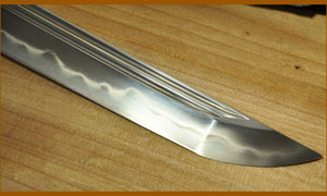 Японский меч HW Sword FUTASUJI HI HISHI GAMI YOKOTE Shinken T10 Folded Katana