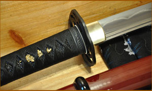 Японский меч HW Sword FUTASUJI HI HISHI GAMI YOKOTE Shinken T10 Folded Katana