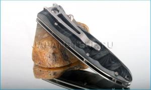 Нож складной Mcusta MC12 Basic Series Folders  VG10, Black Micarta