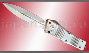 Нож автоматический Microtech 142-1SAD Combat Troodon DE Sandtrooper Deep Engraved Standard