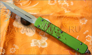 Нож автоматический Microtech MT122-1Z Zombietech D/E Bead Blast Pl