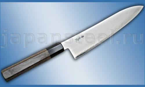 Нож кухонный Sanetu HAP40 Chef 180 Gray Rosewood ― Интернет-магазин уникальных ножей и мечей