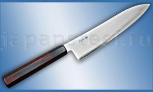 Нож кухонный Sanetu HAP40 Chef 180 Red Rosewood