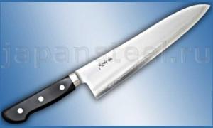 Нож кухонный Sanetu HAP40 Chef 210 Black Pakka Wood