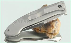 Нож складной Seki Cut SC102 BobLum Encounter Folders Grey Hard Anodized Al.