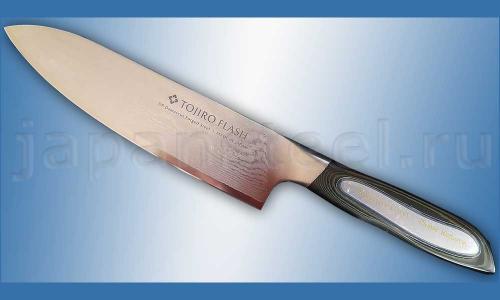 Нож кухонный Tojiro Flash FF-CH180 Chef 180mm. ― Интернет-магазин уникальных ножей и мечей